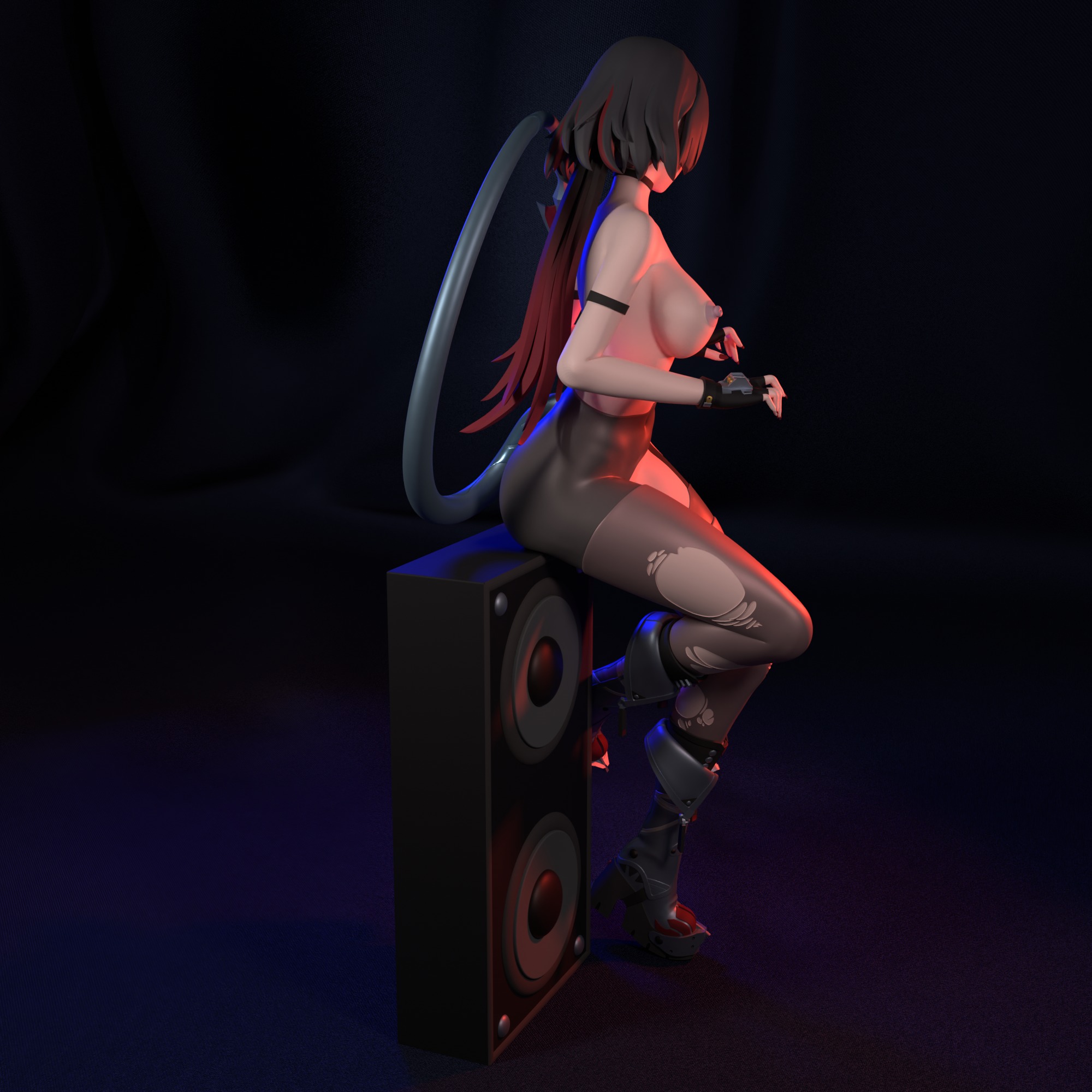 Jane Doe from Zenless Zone Zero  3D print model_14