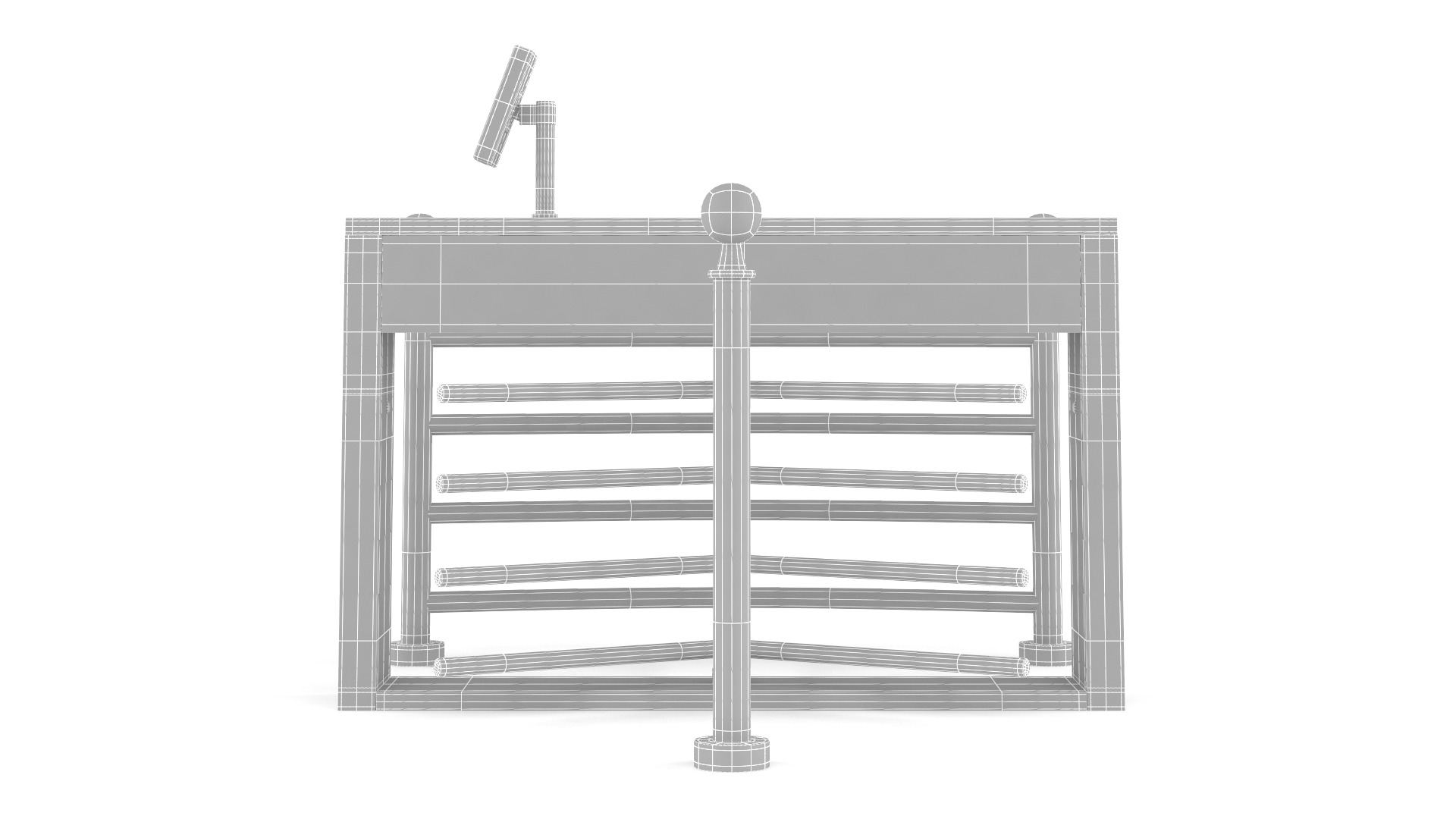 Turnstile Gate 3D model_7