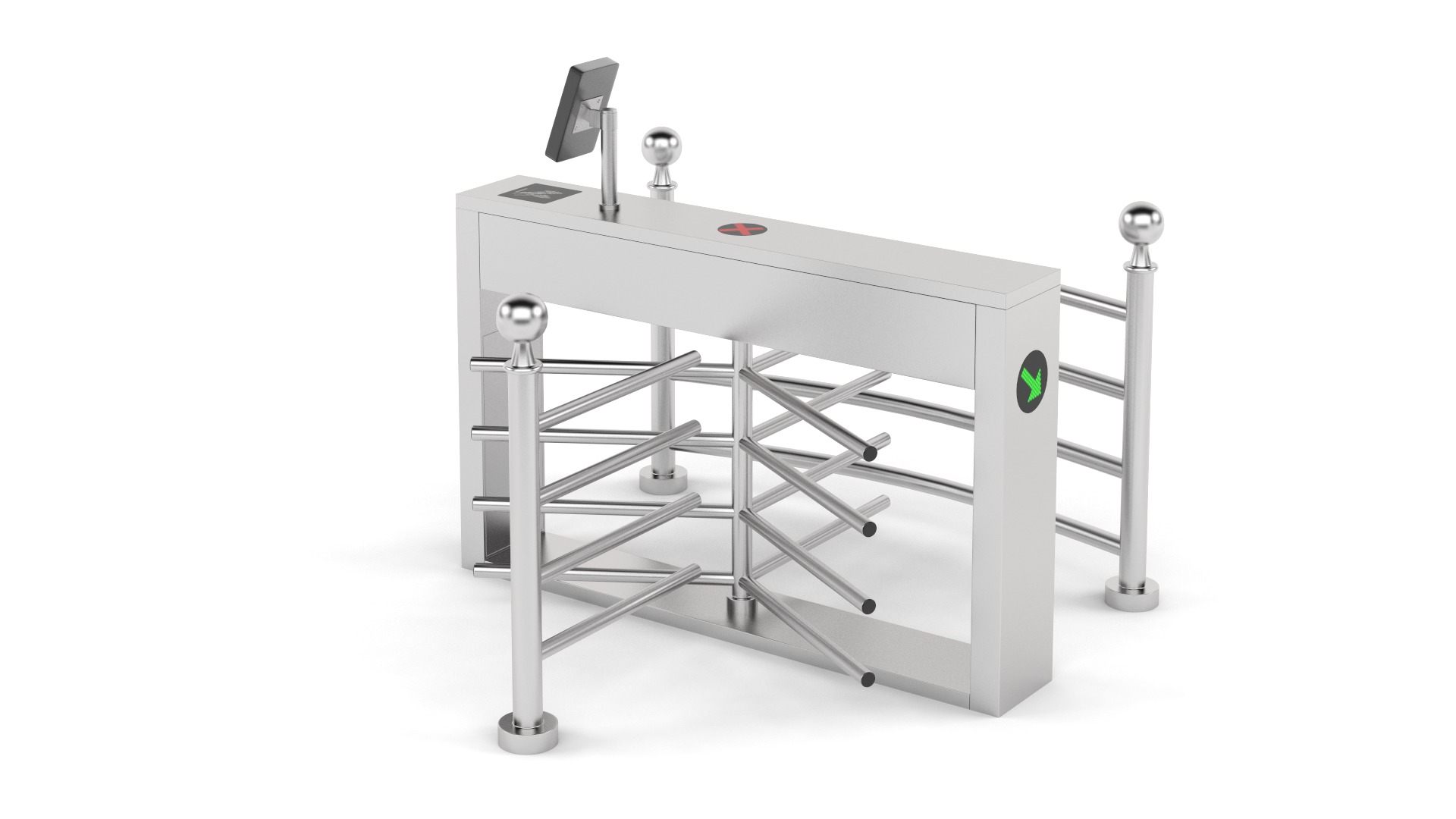 Turnstile Gate 3D model_5