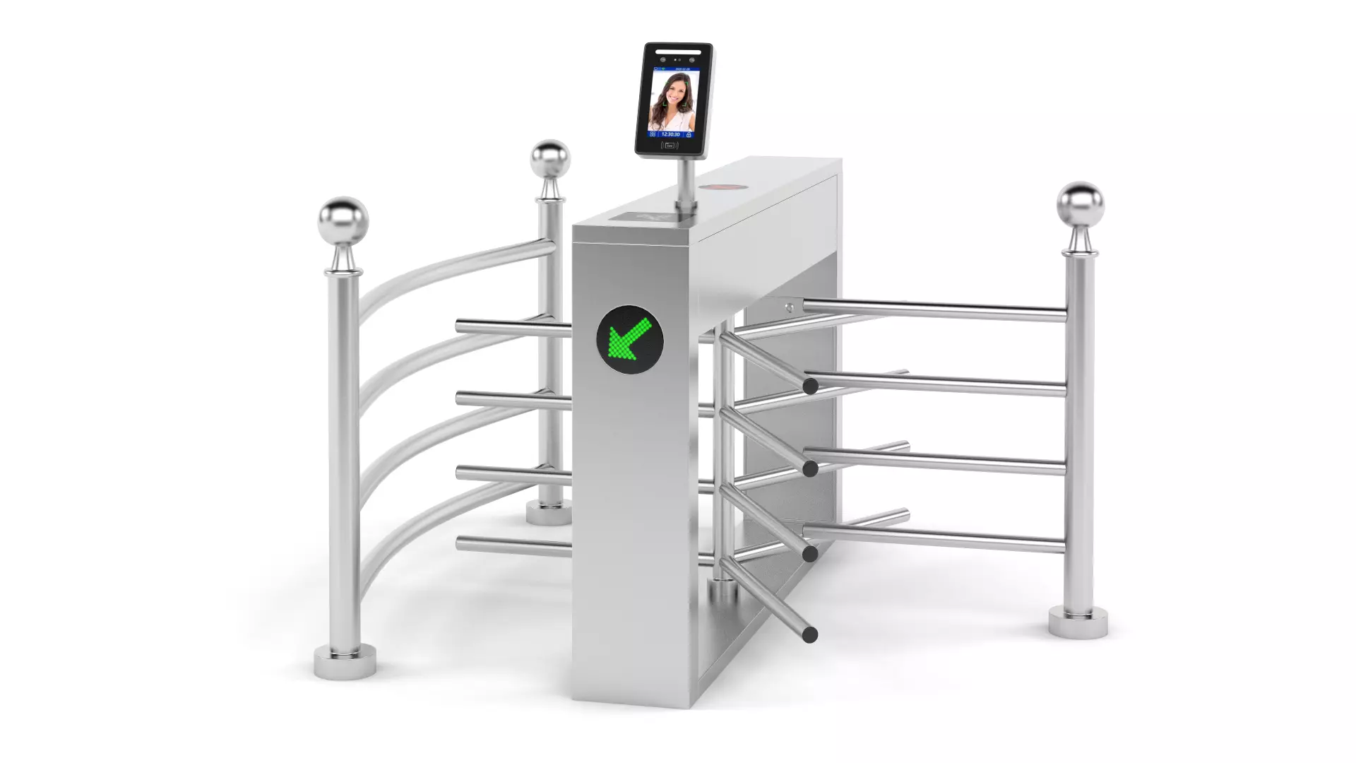 Turnstile Gate 3D model_0
