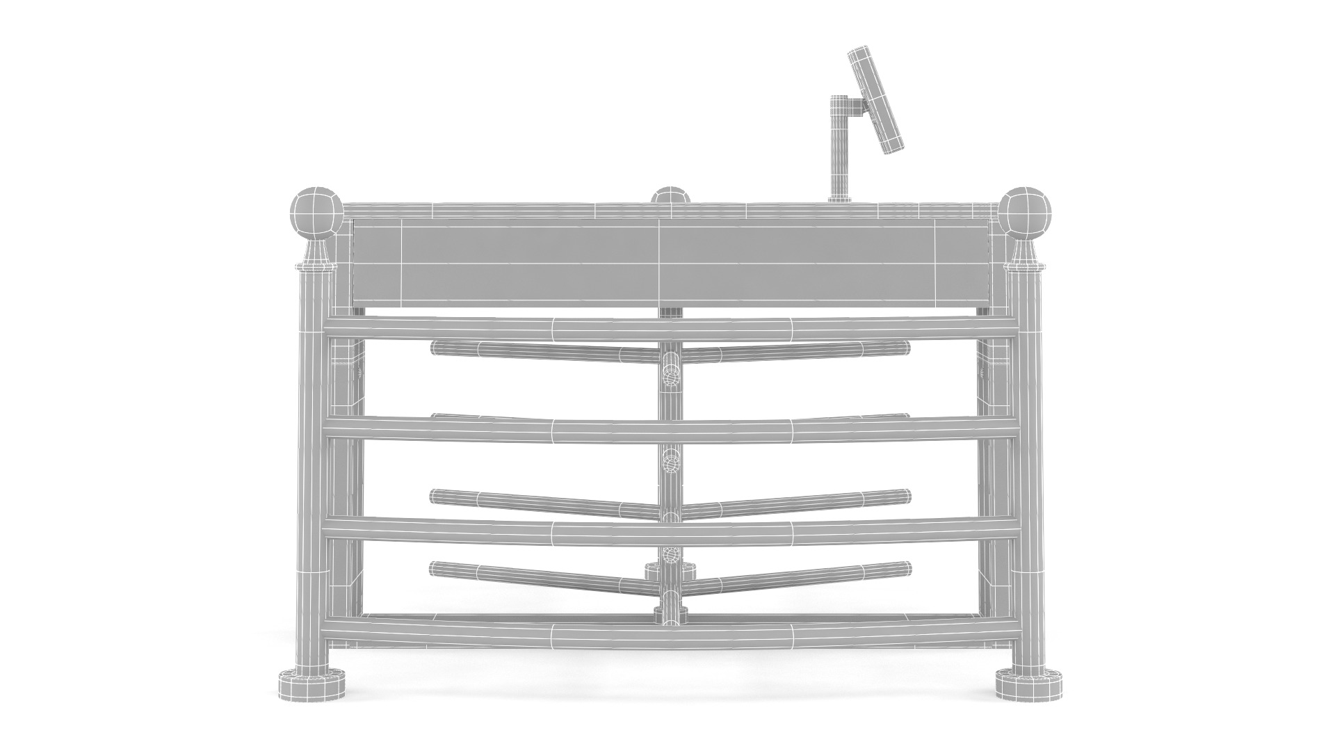 Turnstile Gate 3D model_9