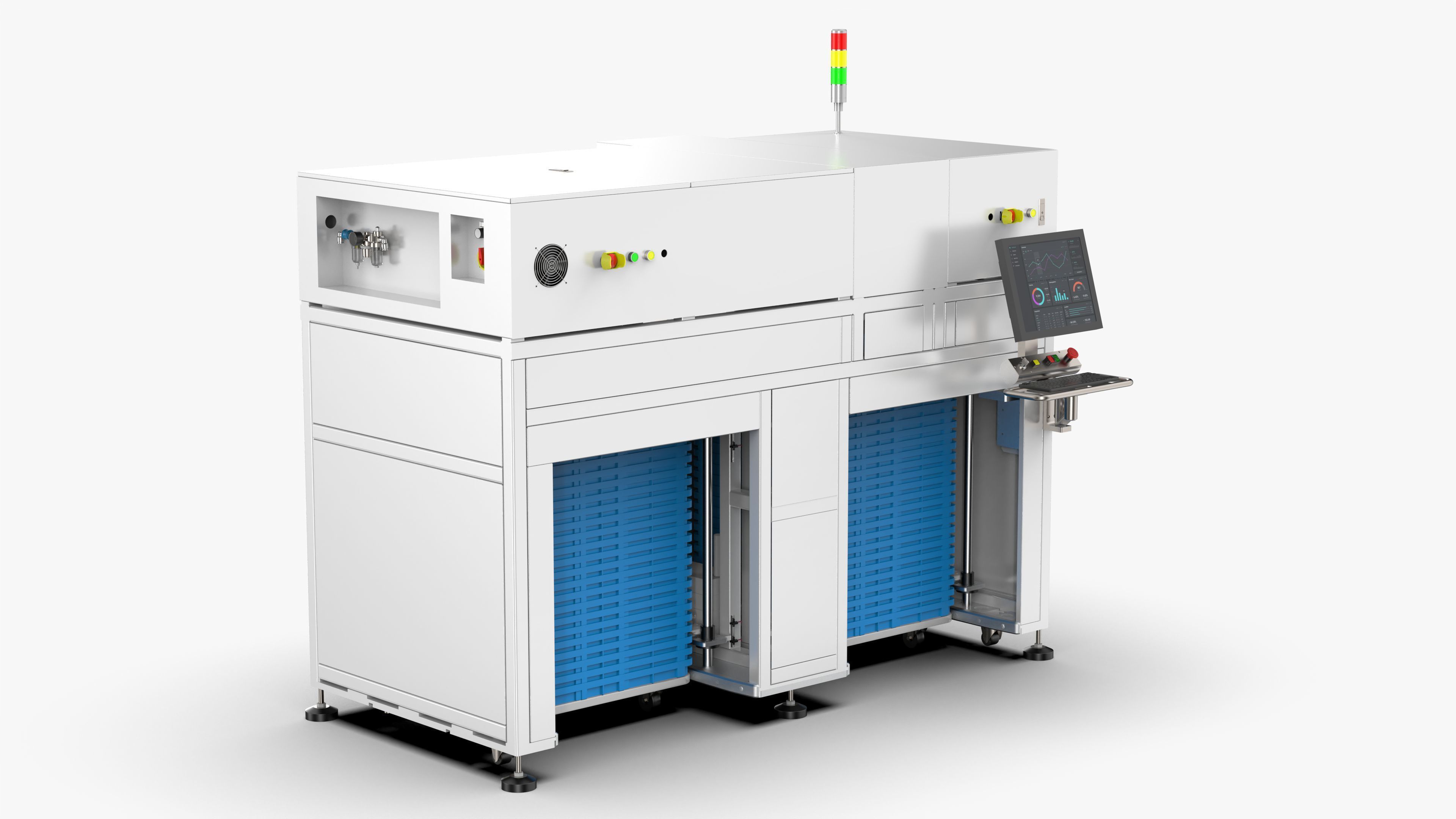 Automatic Light Guide Plate Handling Equipment 3D model_3