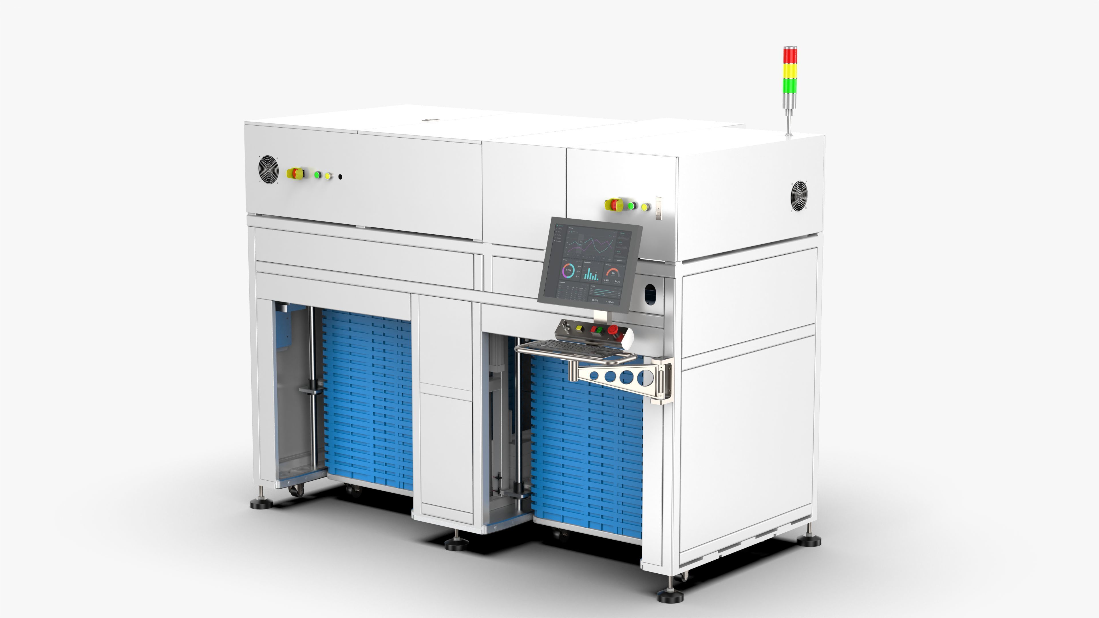 Automatic Light Guide Plate Handling Equipment 3D model_1