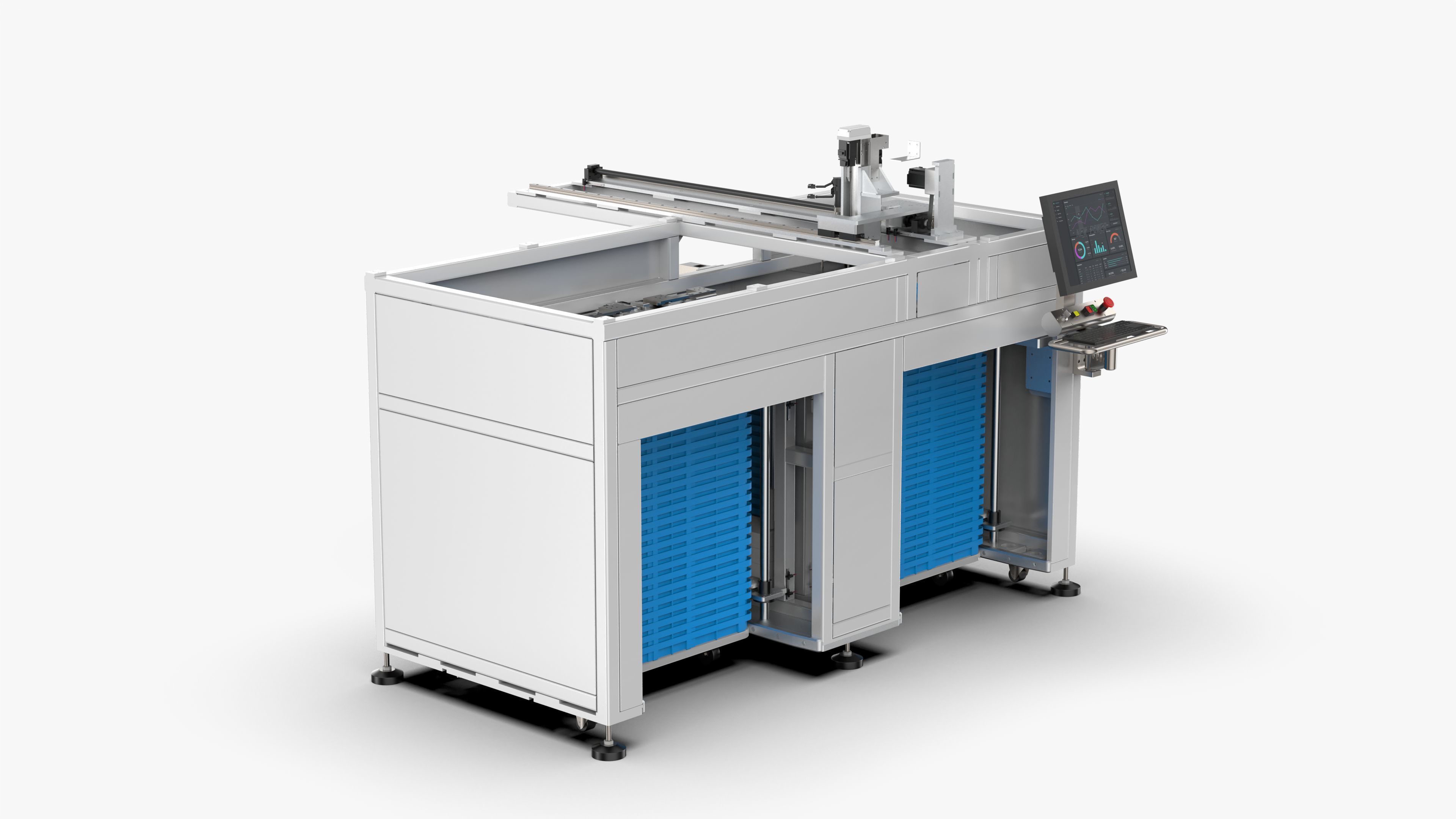 Automatic Light Guide Plate Handling Equipment 3D model_11