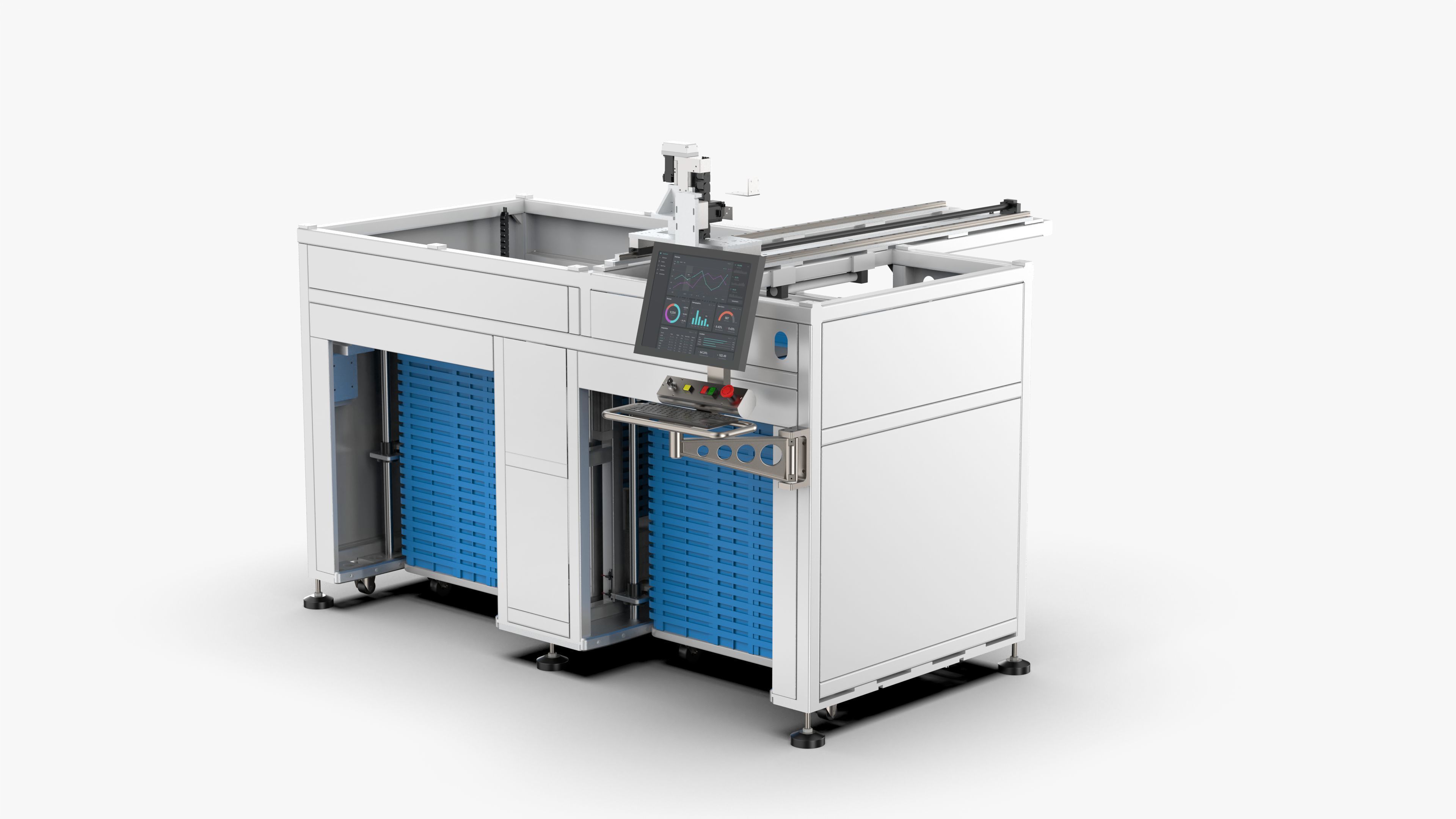 Automatic Light Guide Plate Handling Equipment 3D model_12