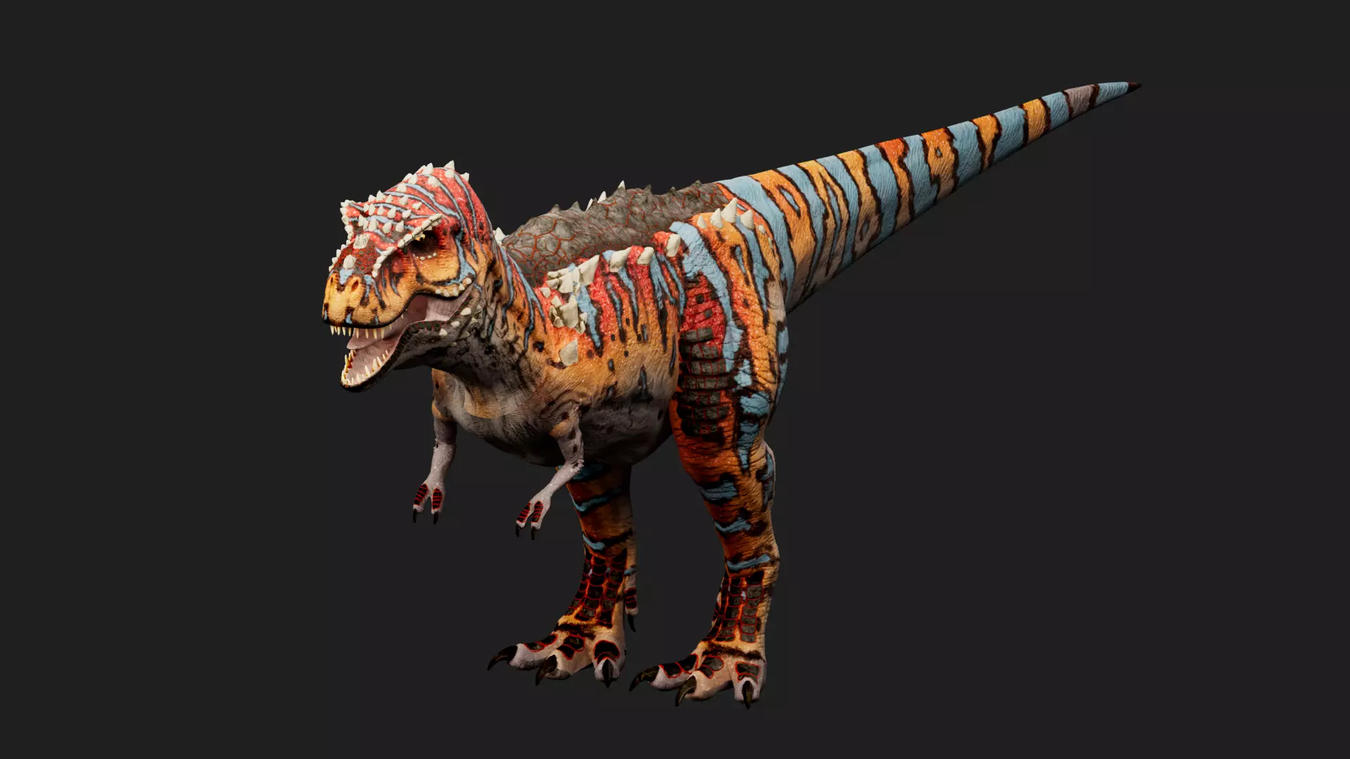 Velociraptor Low-poly 3D model