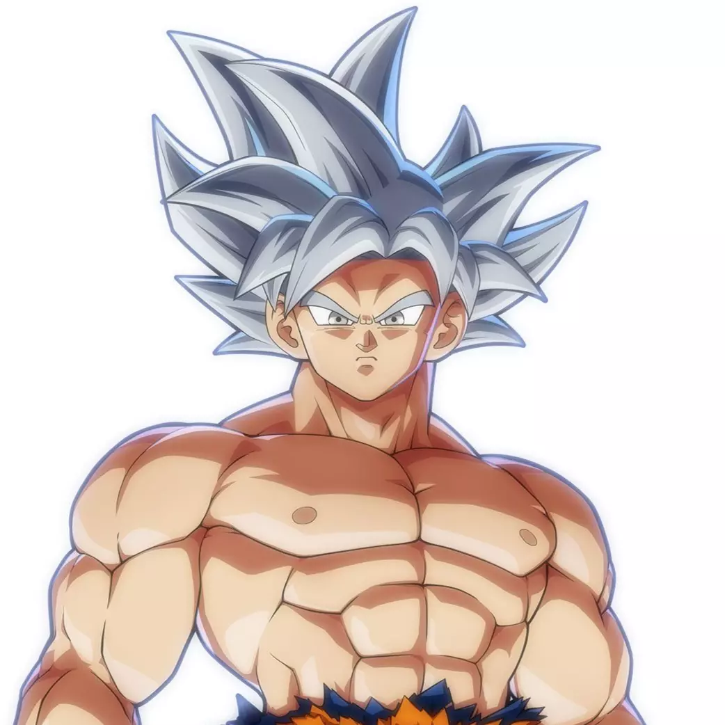 Son Goku - Mastered Ultra Instinct - Dragon Ball Super 3D Model 3D print model