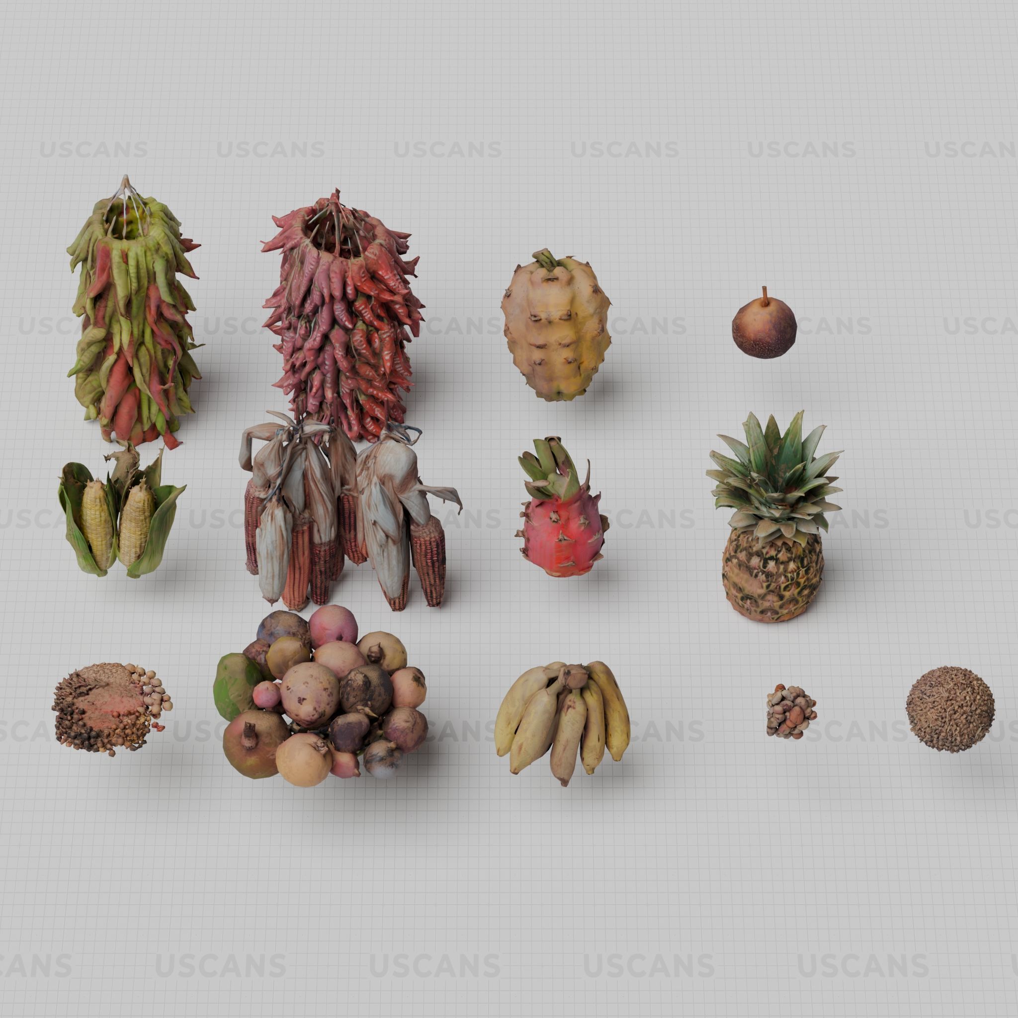 African Village Low-poly 3D model_28