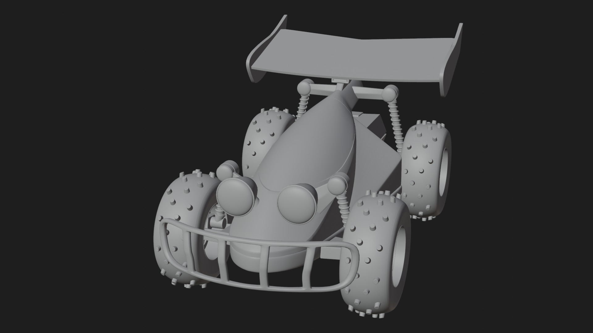 Toy Story RC Car Low-poly 3D model_7