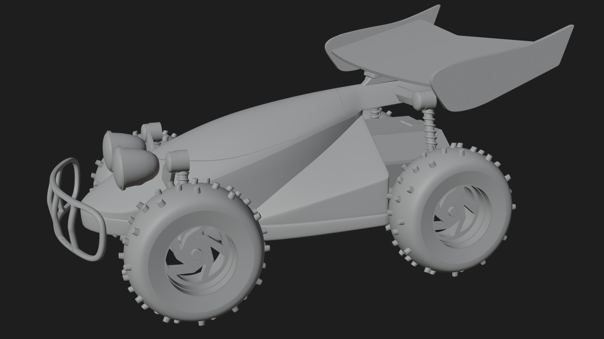 Toy Story RC Car Low-poly 3D model_10