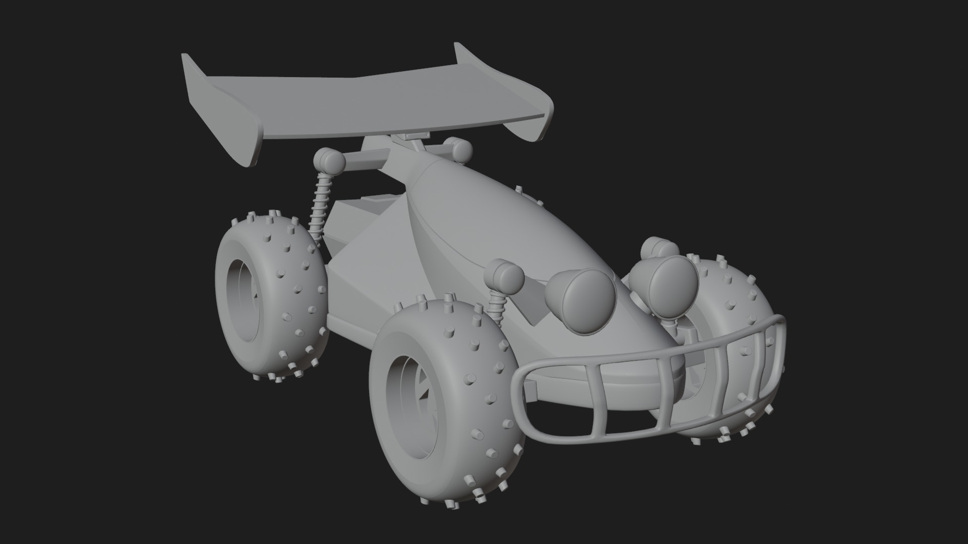 Toy Story RC Car Low-poly 3D model_6