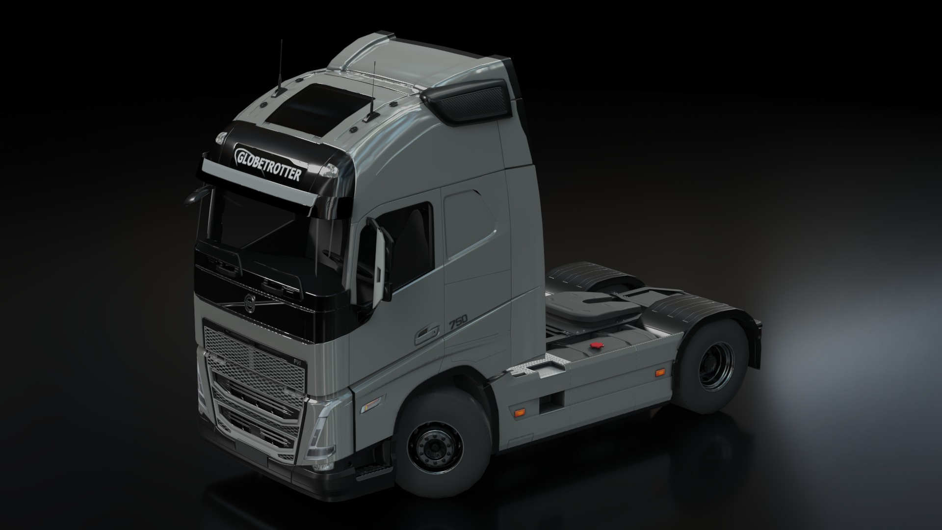 Volvo FH16 Trailer Collection Low-poly 3D model_10