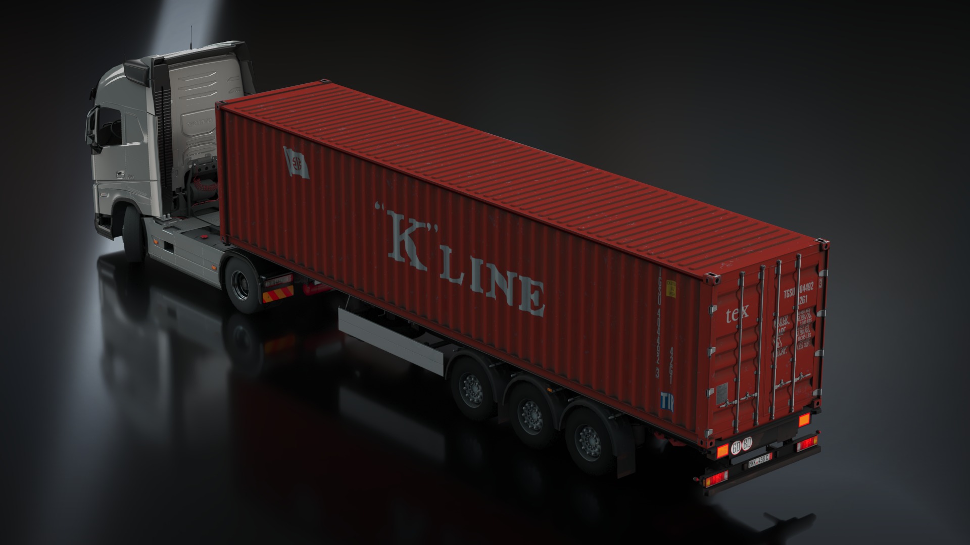 Volvo FH16 Trailer Collection Low-poly 3D model_21