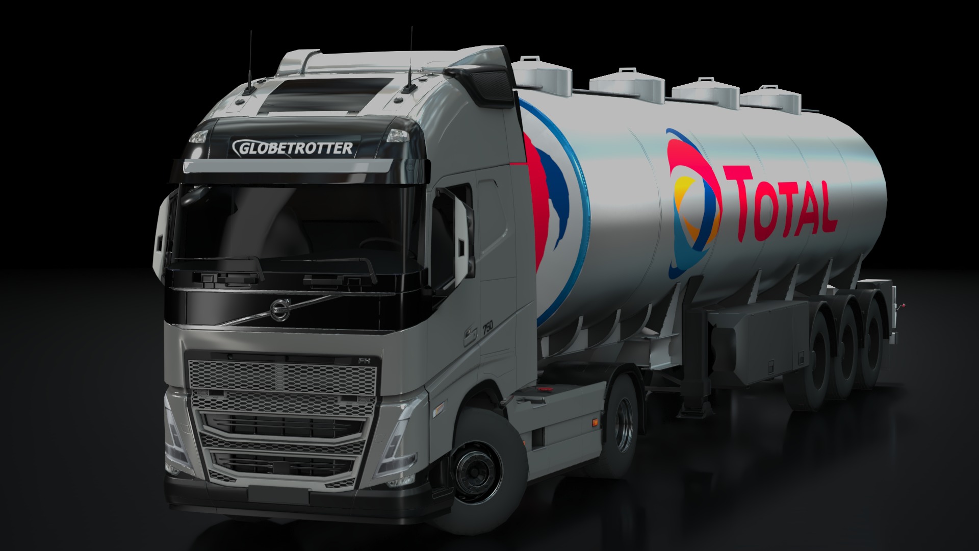 Volvo FH16 Trailer Collection Low-poly 3D model_12