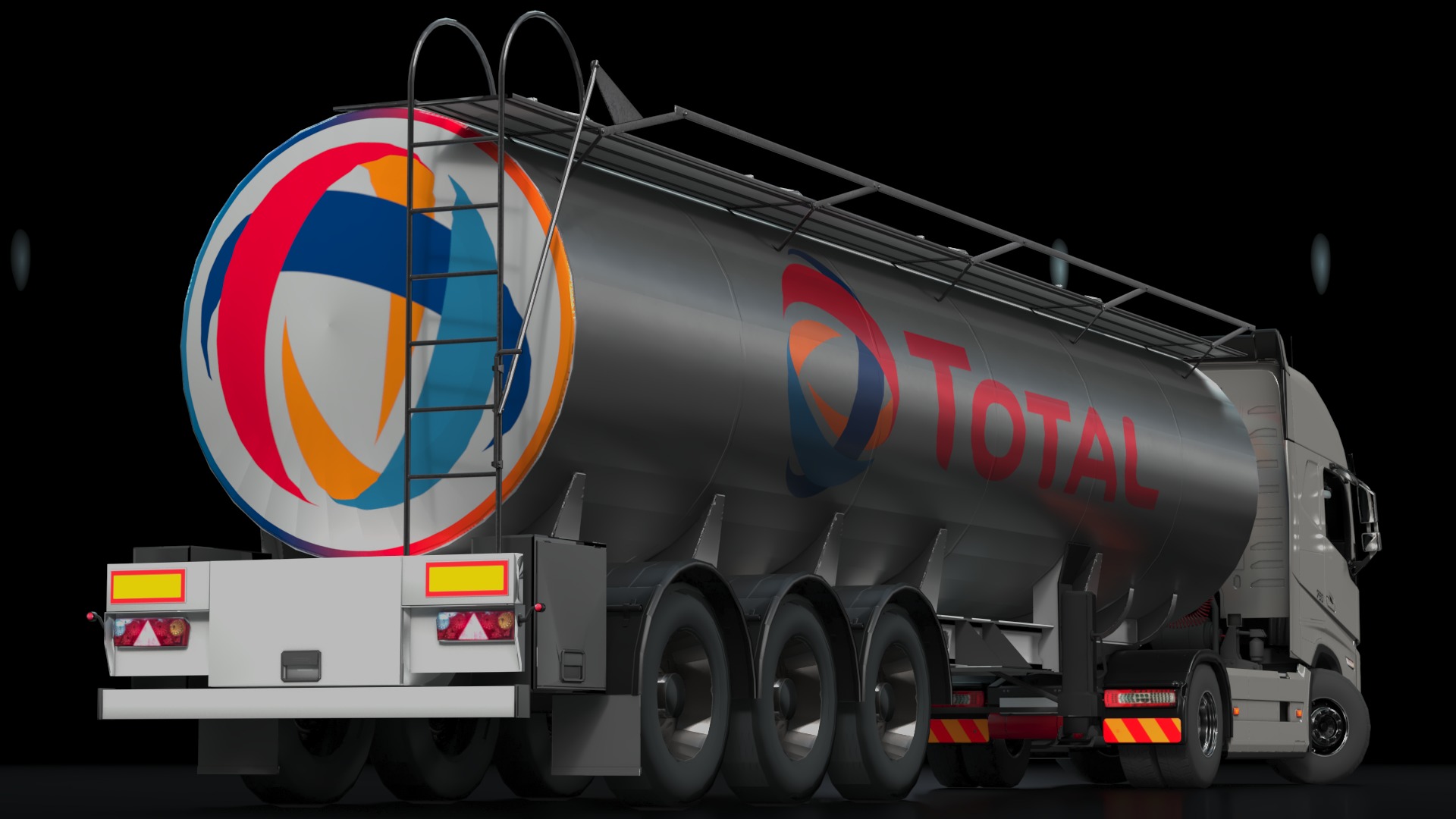 Volvo FH16 Trailer Collection Low-poly 3D model_27