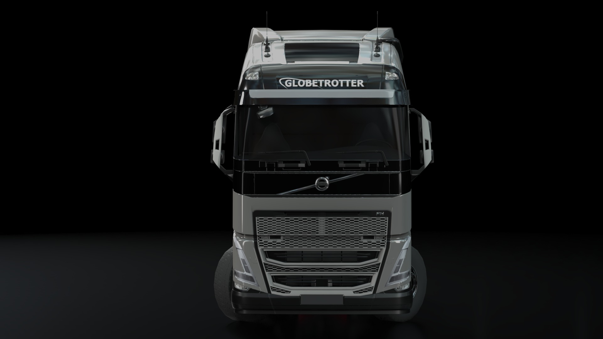 Volvo FH16 Trailer Collection Low-poly 3D model_5