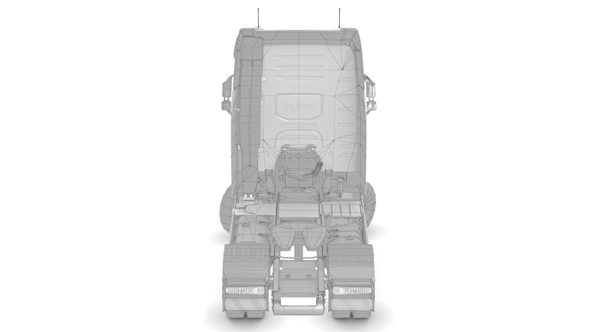 Volvo FH16 Trailer Collection Low-poly 3D model_37