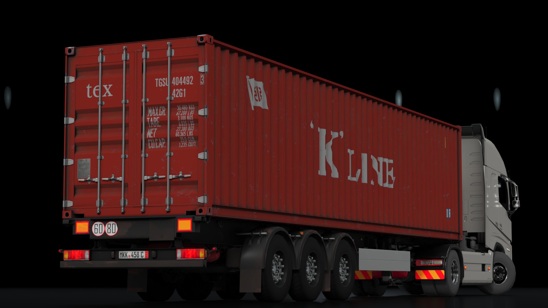 Volvo FH16 Trailer Collection Low-poly 3D model_31