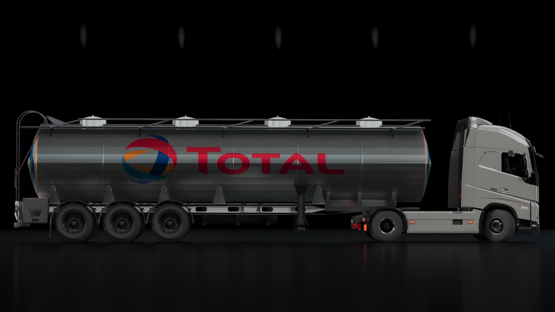 Volvo FH16 Trailer Collection Low-poly 3D model_22