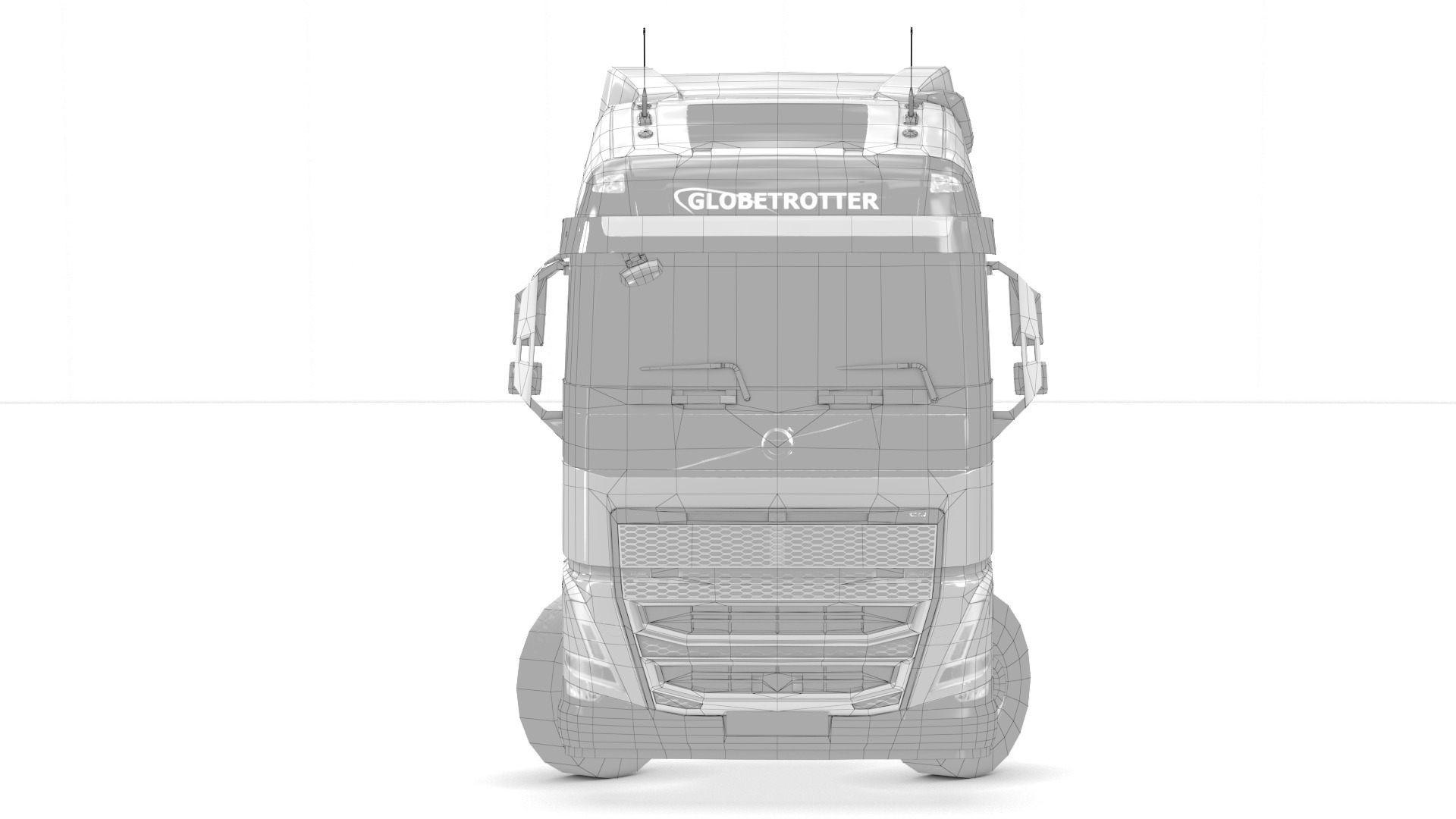 Volvo FH16 Trailer Collection Low-poly 3D model_35