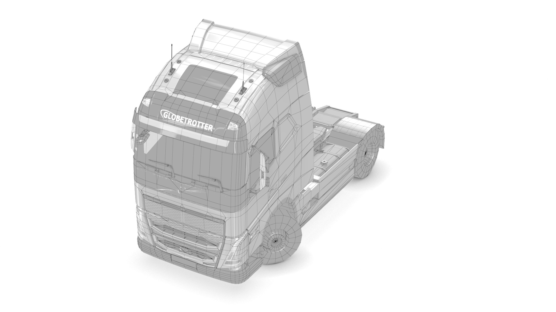 Volvo FH16 Trailer Collection Low-poly 3D model_41