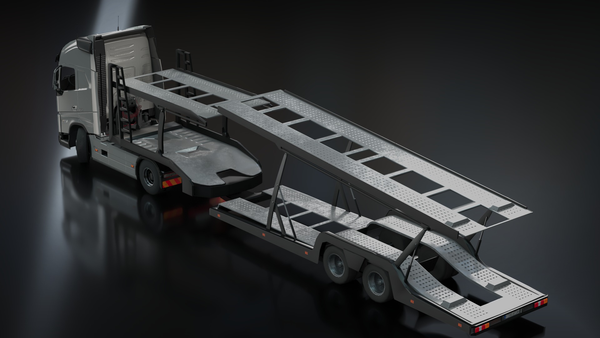 Volvo FH16 Trailer Collection Low-poly 3D model_20