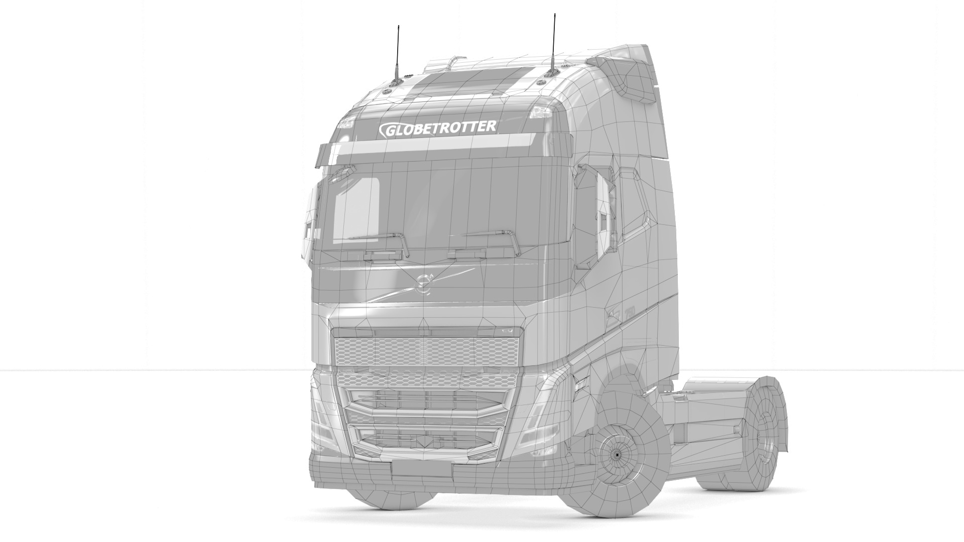 Volvo FH16 Trailer Collection Low-poly 3D model_33