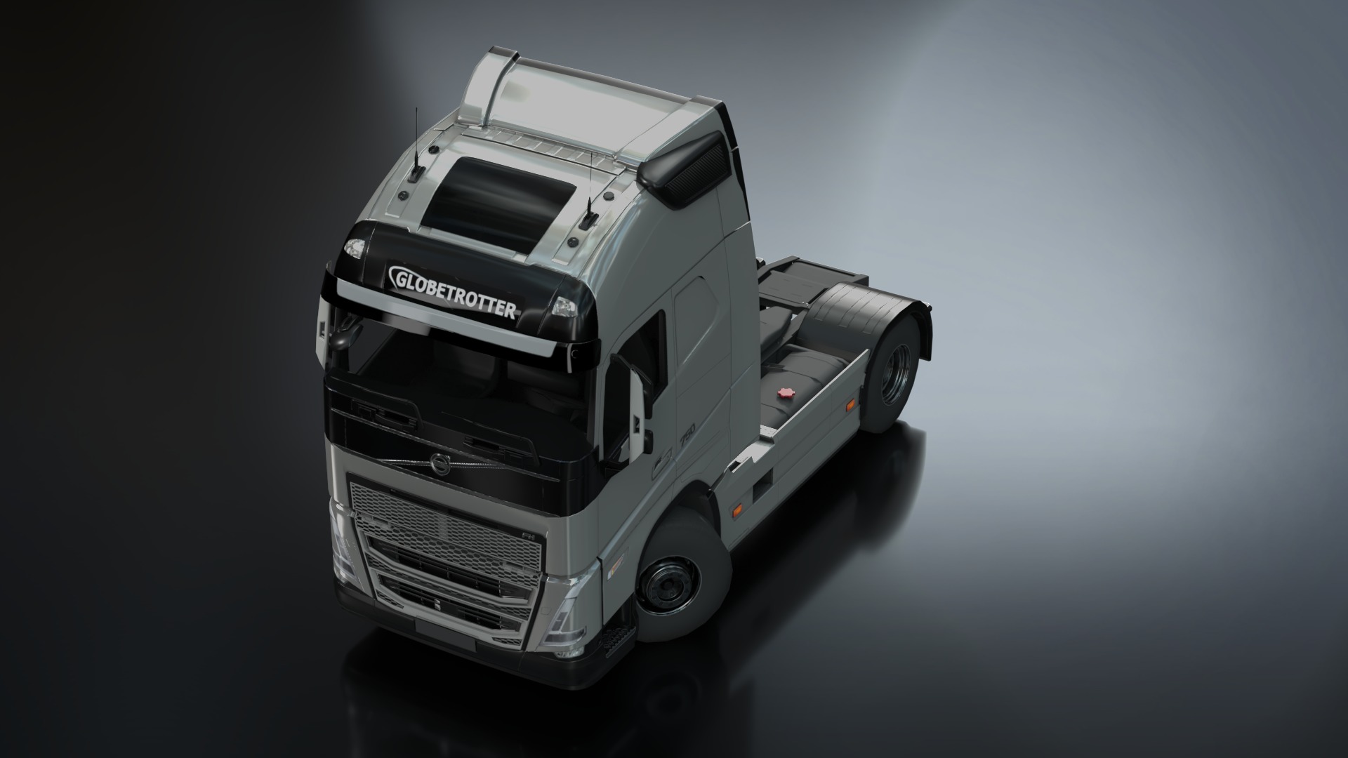 Volvo FH16 Trailer Collection Low-poly 3D model_11