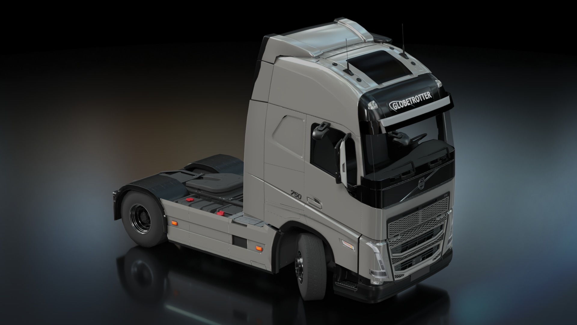 Volvo FH16 Trailer Collection Low-poly 3D model_4