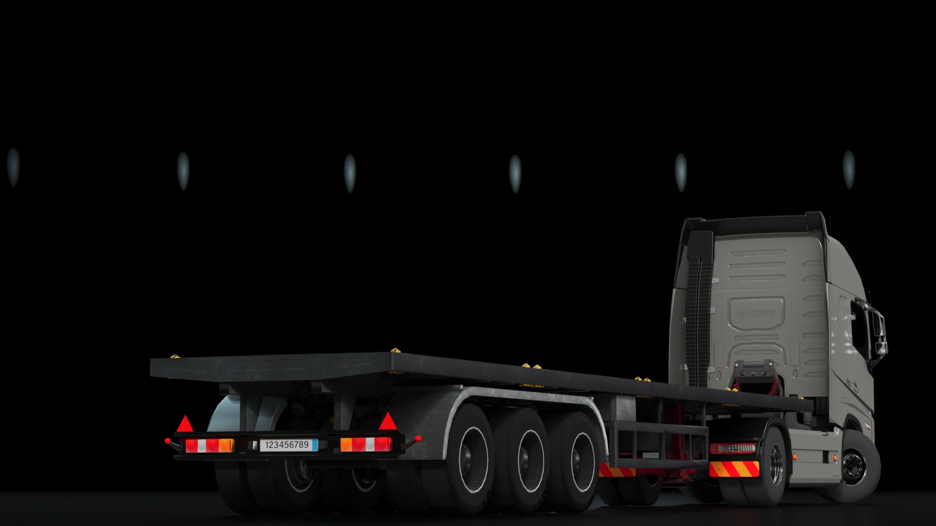 Volvo FH16 Trailer Collection Low-poly 3D model_29