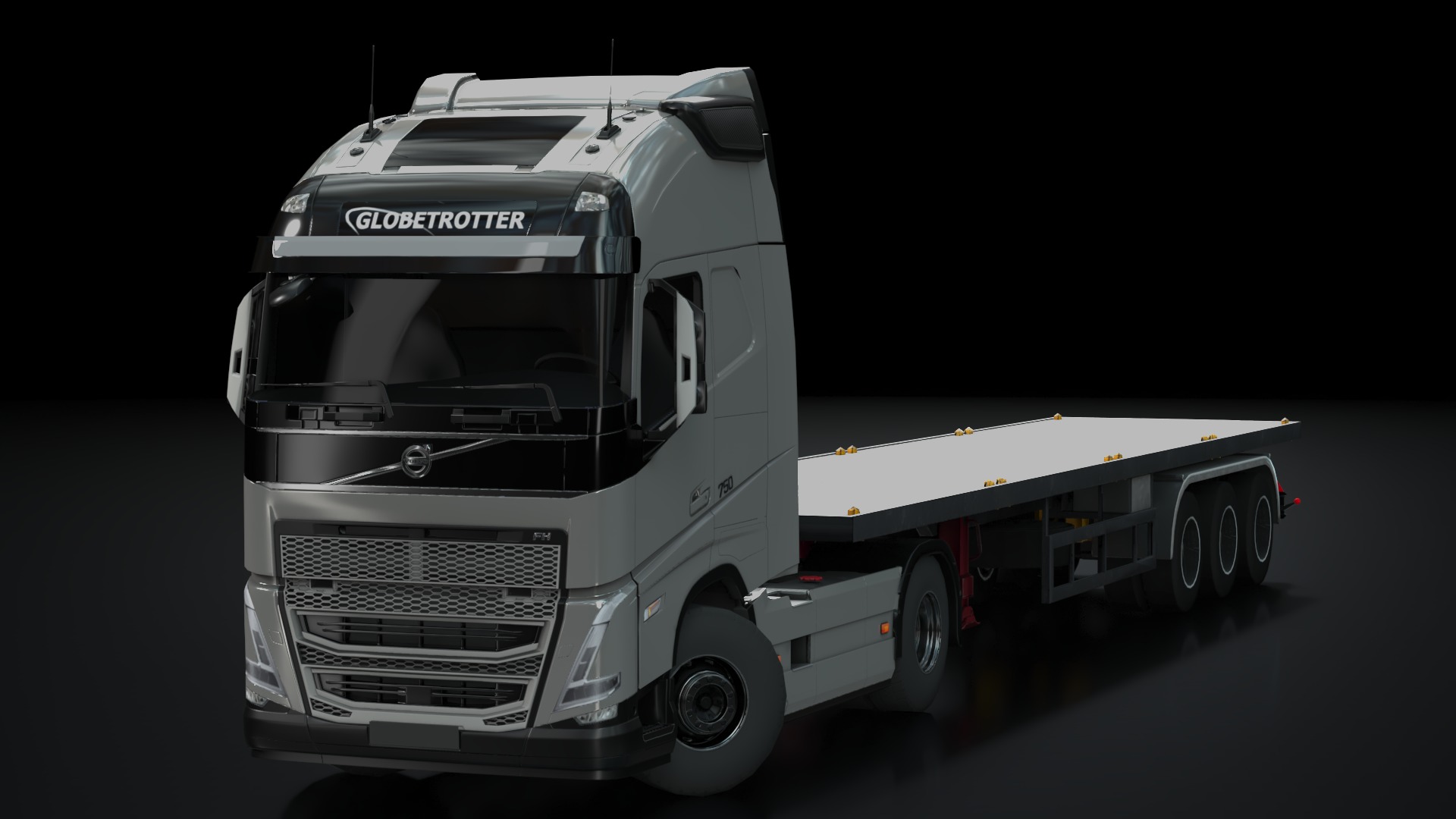 Volvo FH16 Trailer Collection Low-poly 3D model_14