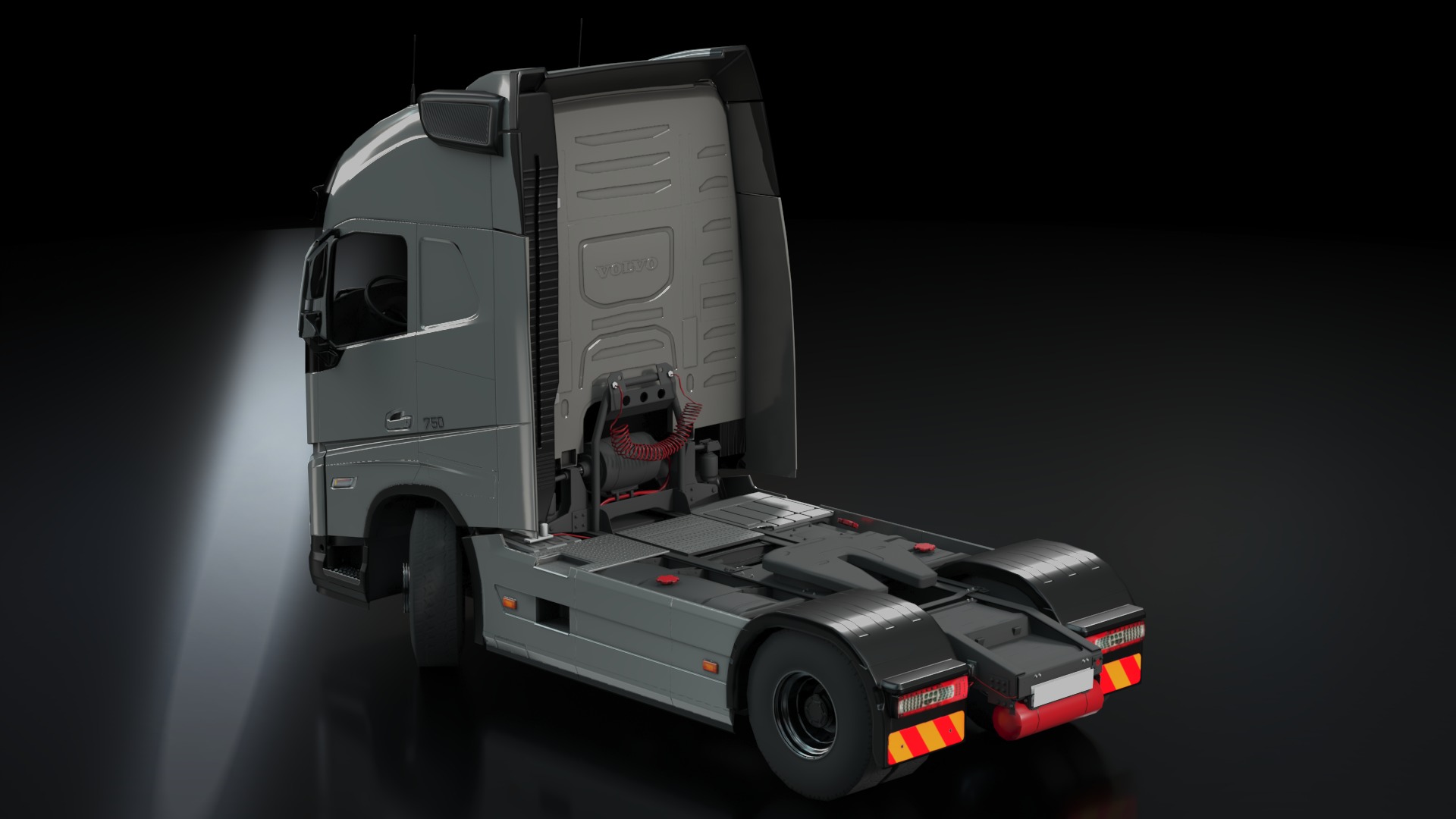 Volvo FH16 Trailer Collection Low-poly 3D model_6