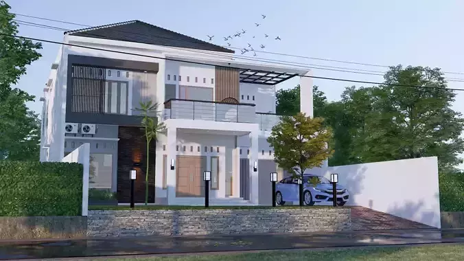 Minimalist House 2 Floors full furniture and interior