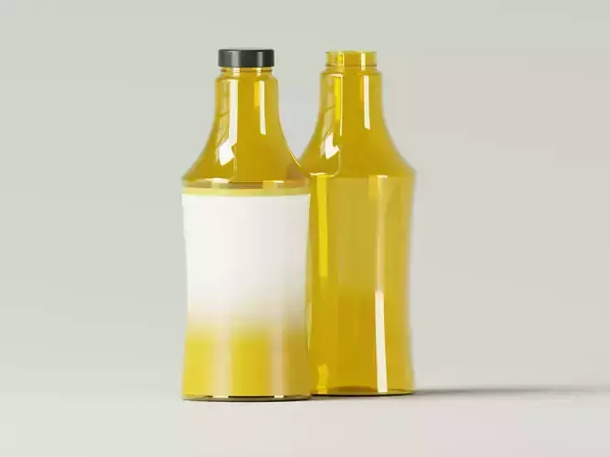 Oil or Vinegar Bottle 3D Model