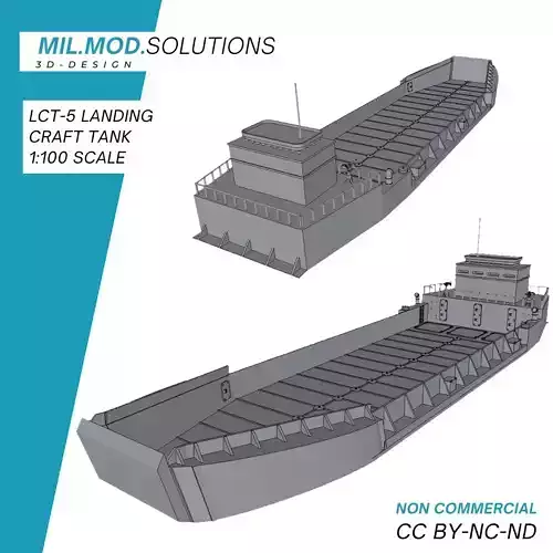 LCT-5 Landing Craft Tank WW2 DDay