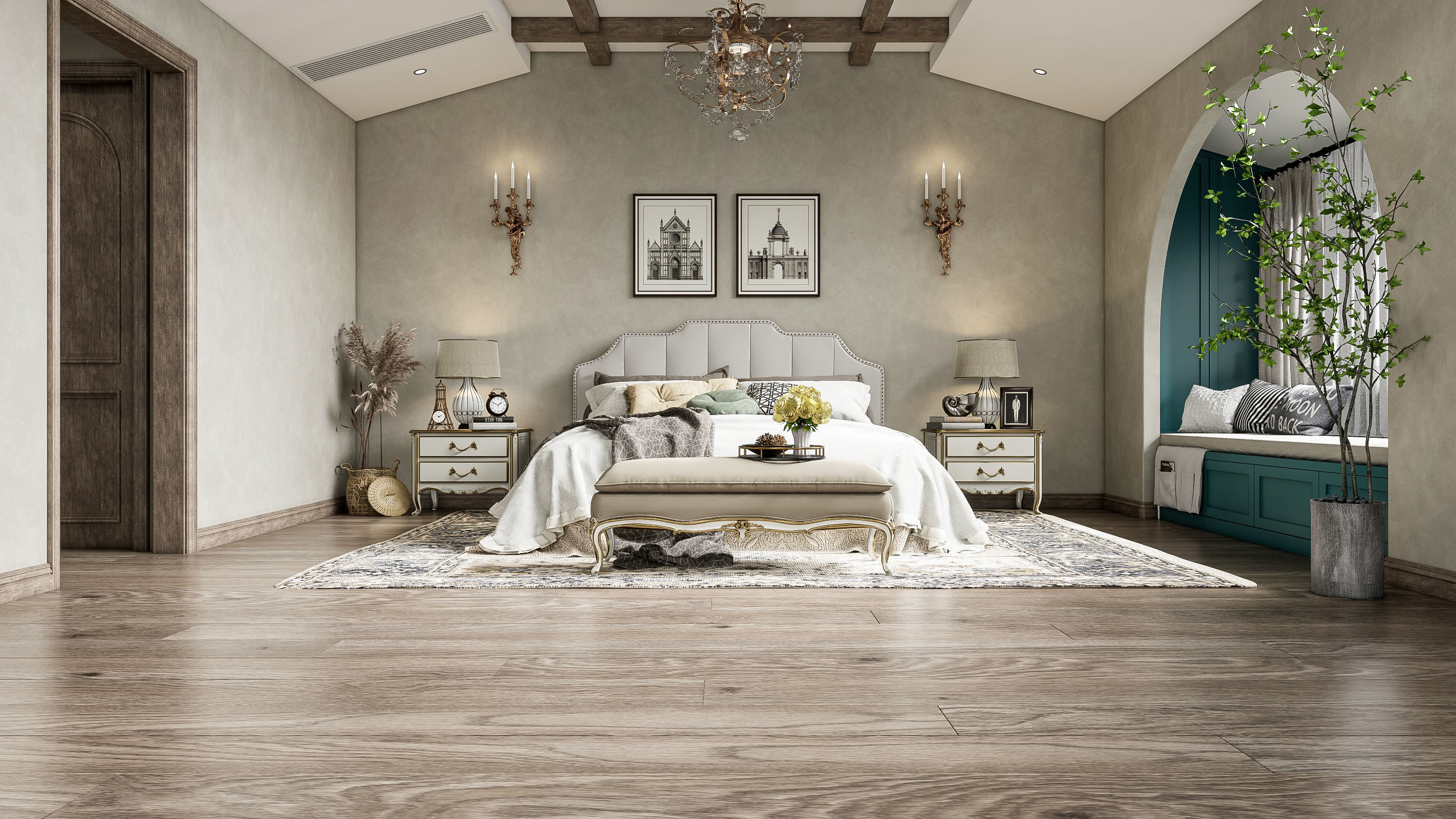 Bedroom 16 3D model_4