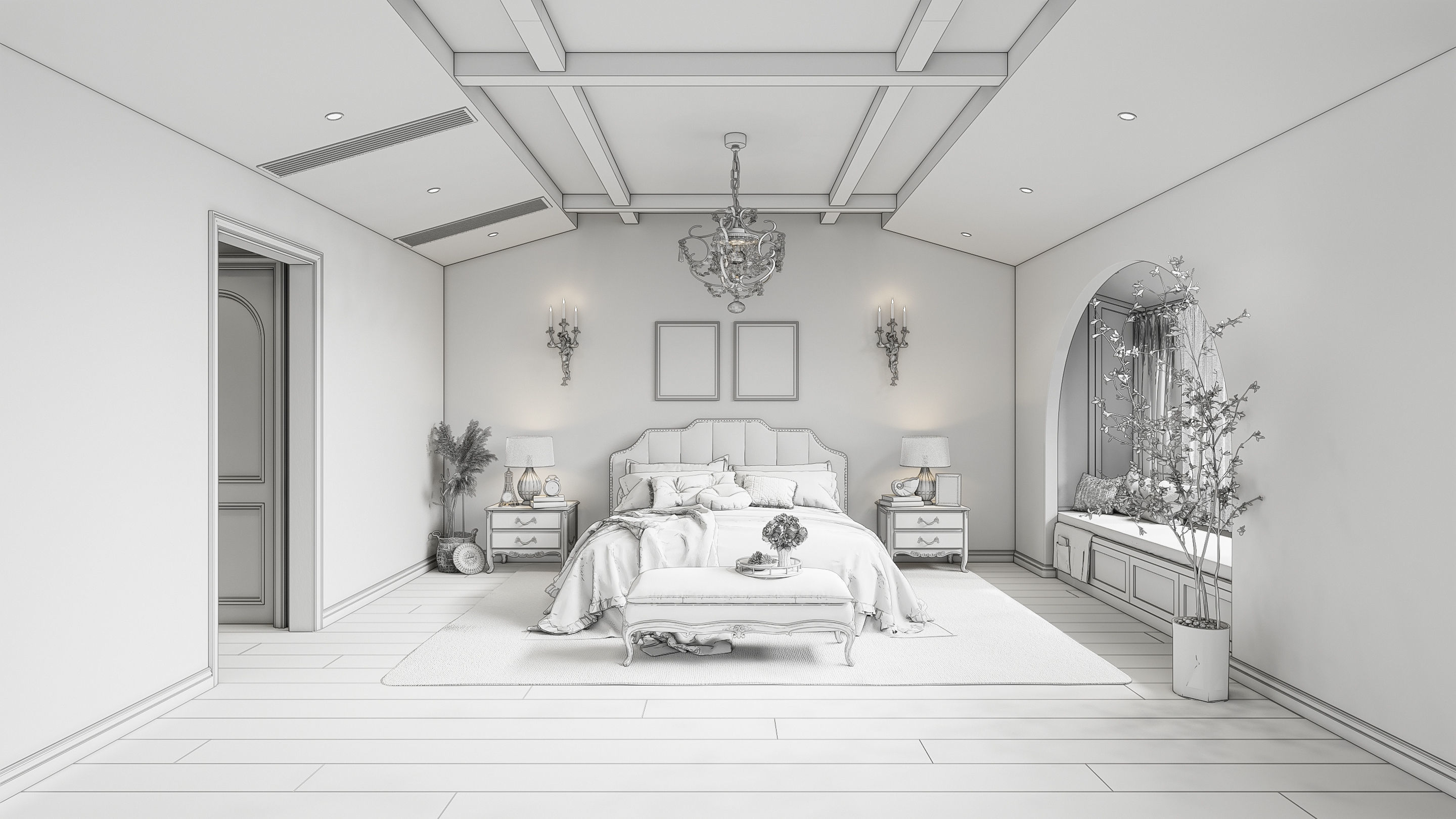 Bedroom 16 3D model_19