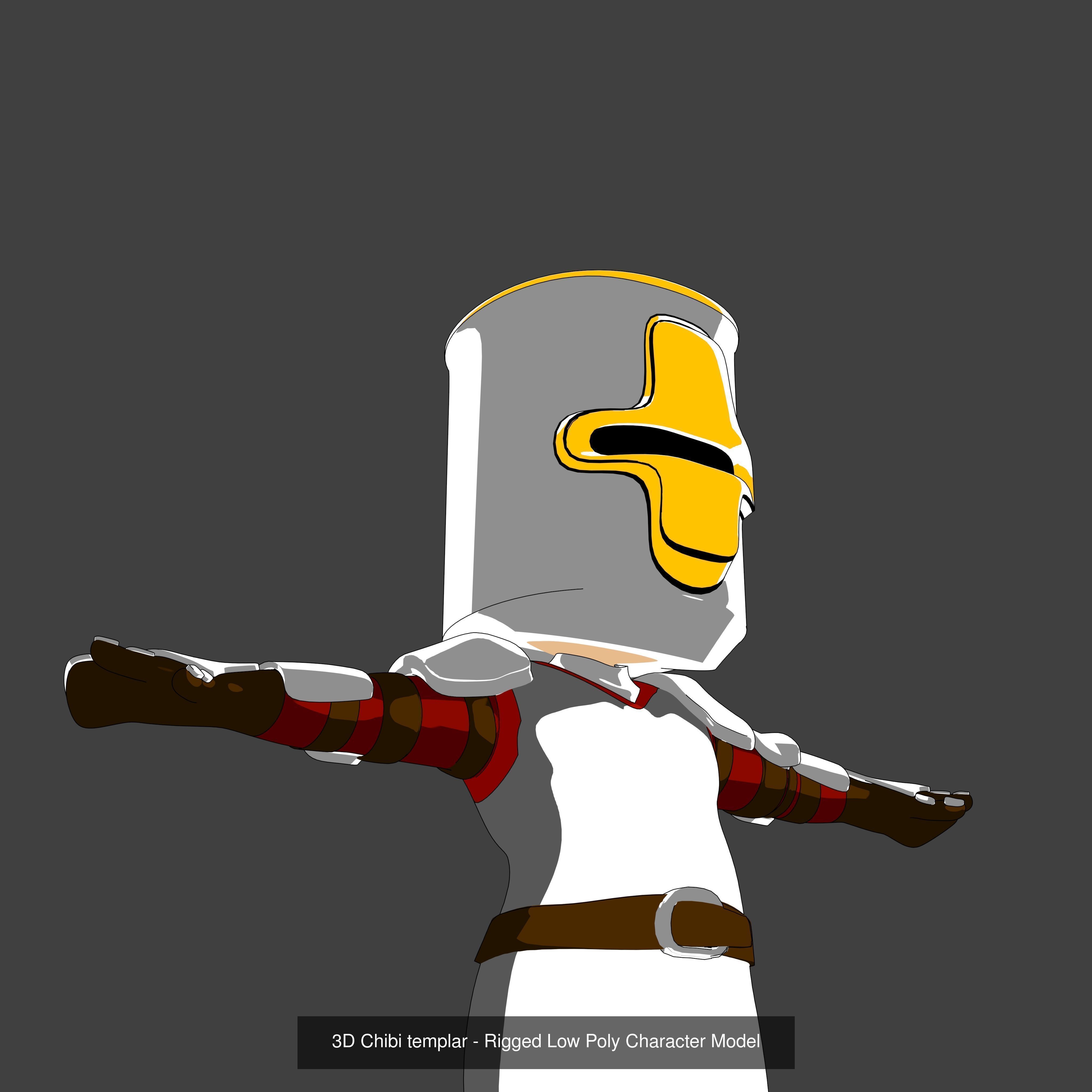 Chibi models 3D Model Collection_5