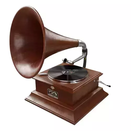 Phonograph 3D model