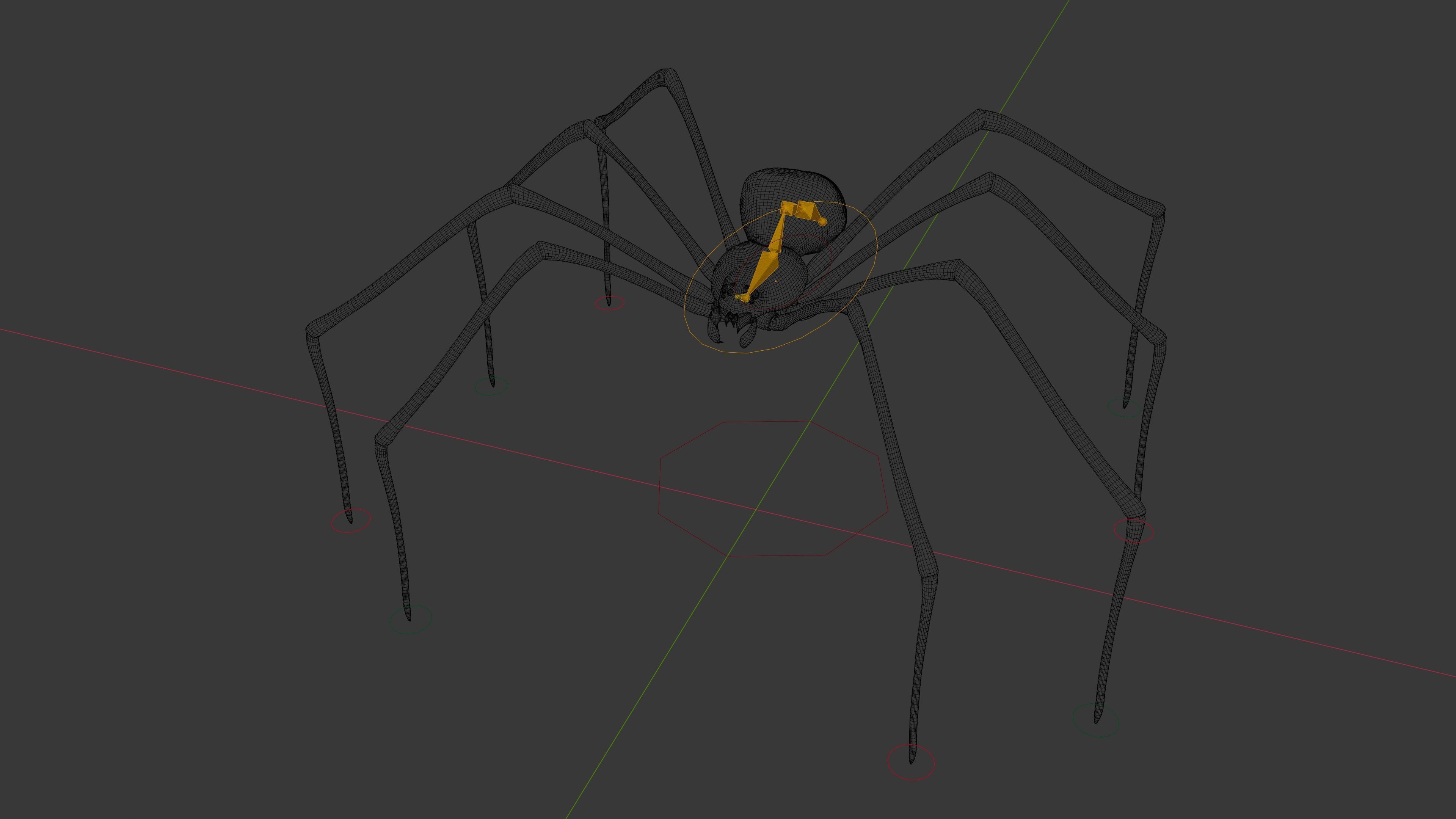 Giant Spider 3D model_9