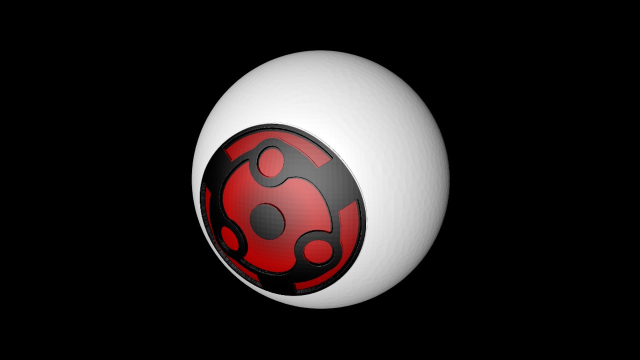 Mangekyo Sharingan Permanente Uchiha Madara 3D print model_4