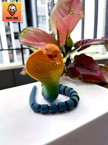 Arbok - Snake-Articulating Flexi -Print in Place