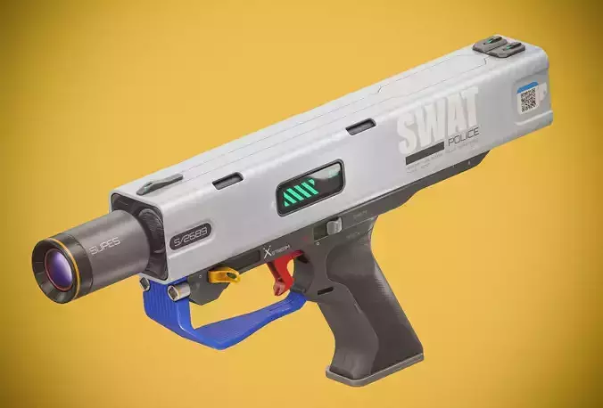 Sci-fi Swat Pistol PBR