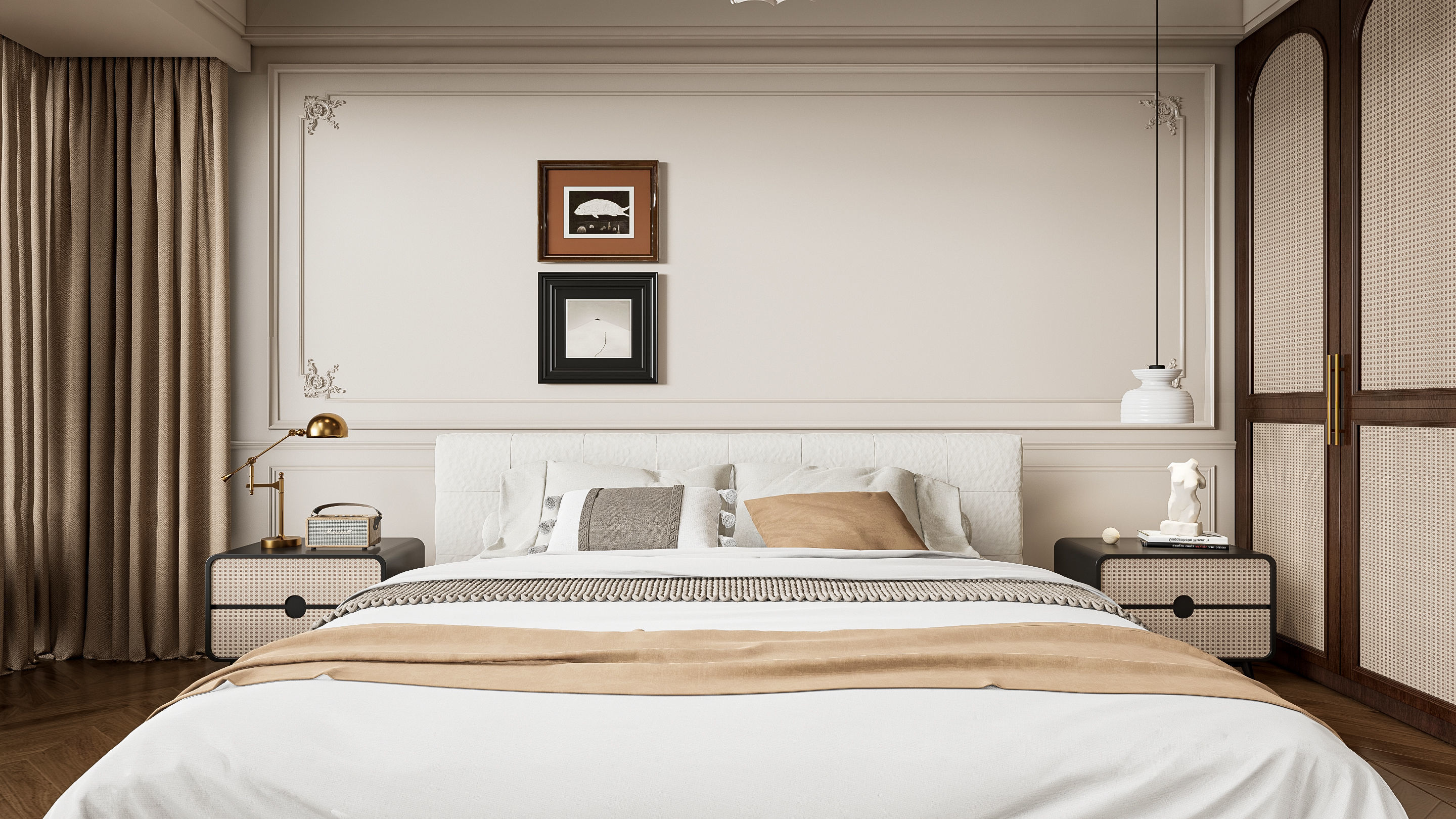 Bedroom 17 3D model_8