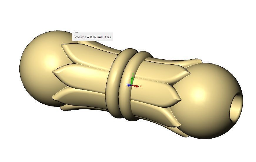 Double Lotus orb spacer pendant and bracelet charm 3D print model_13
