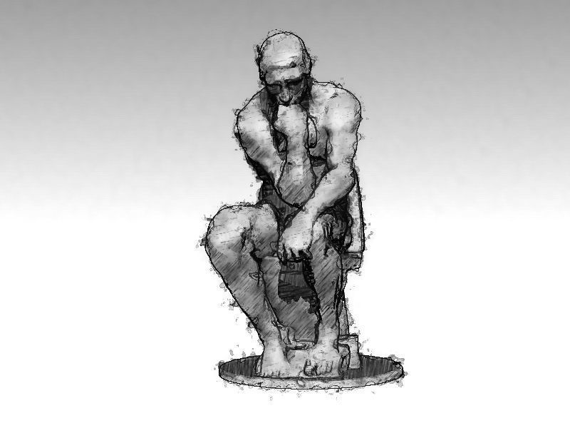 The New Thinker 3D print model_6