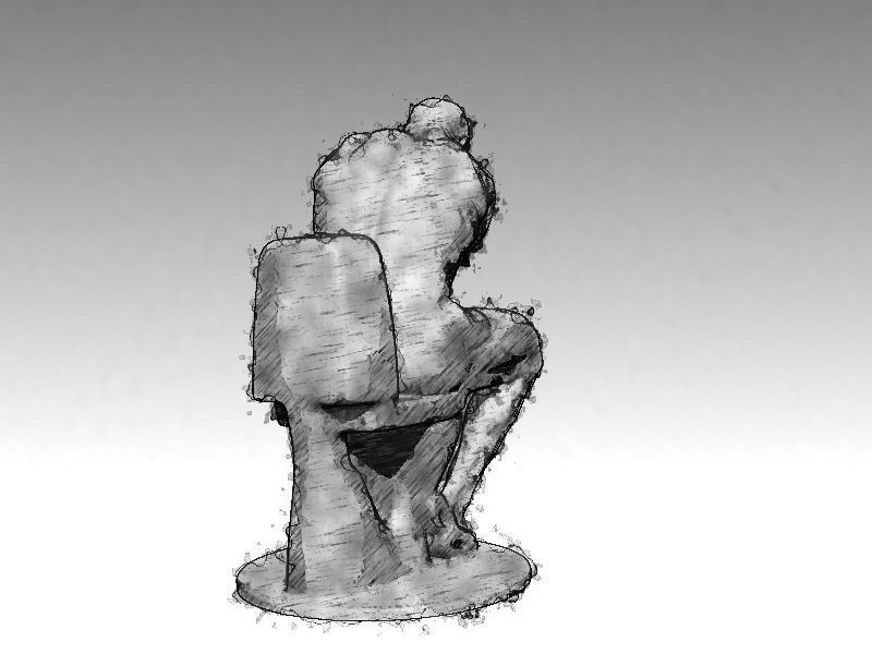 The New Thinker 3D print model_8