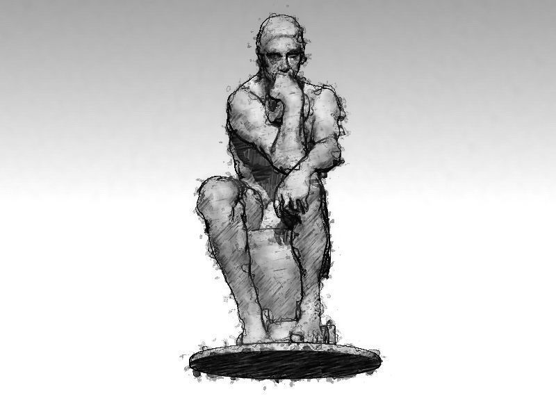 The New Thinker 3D print model_9