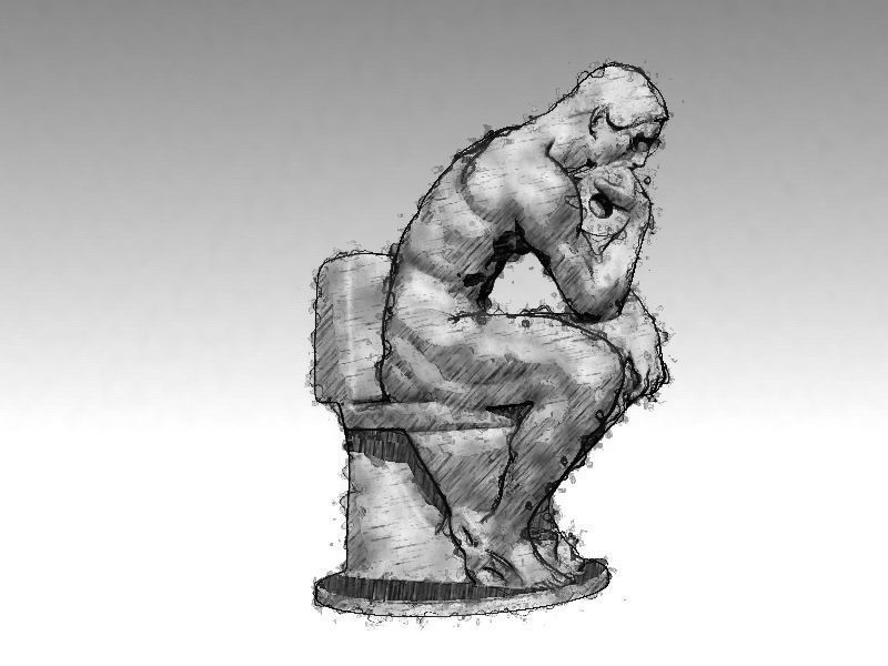 The New Thinker 3D print model_7
