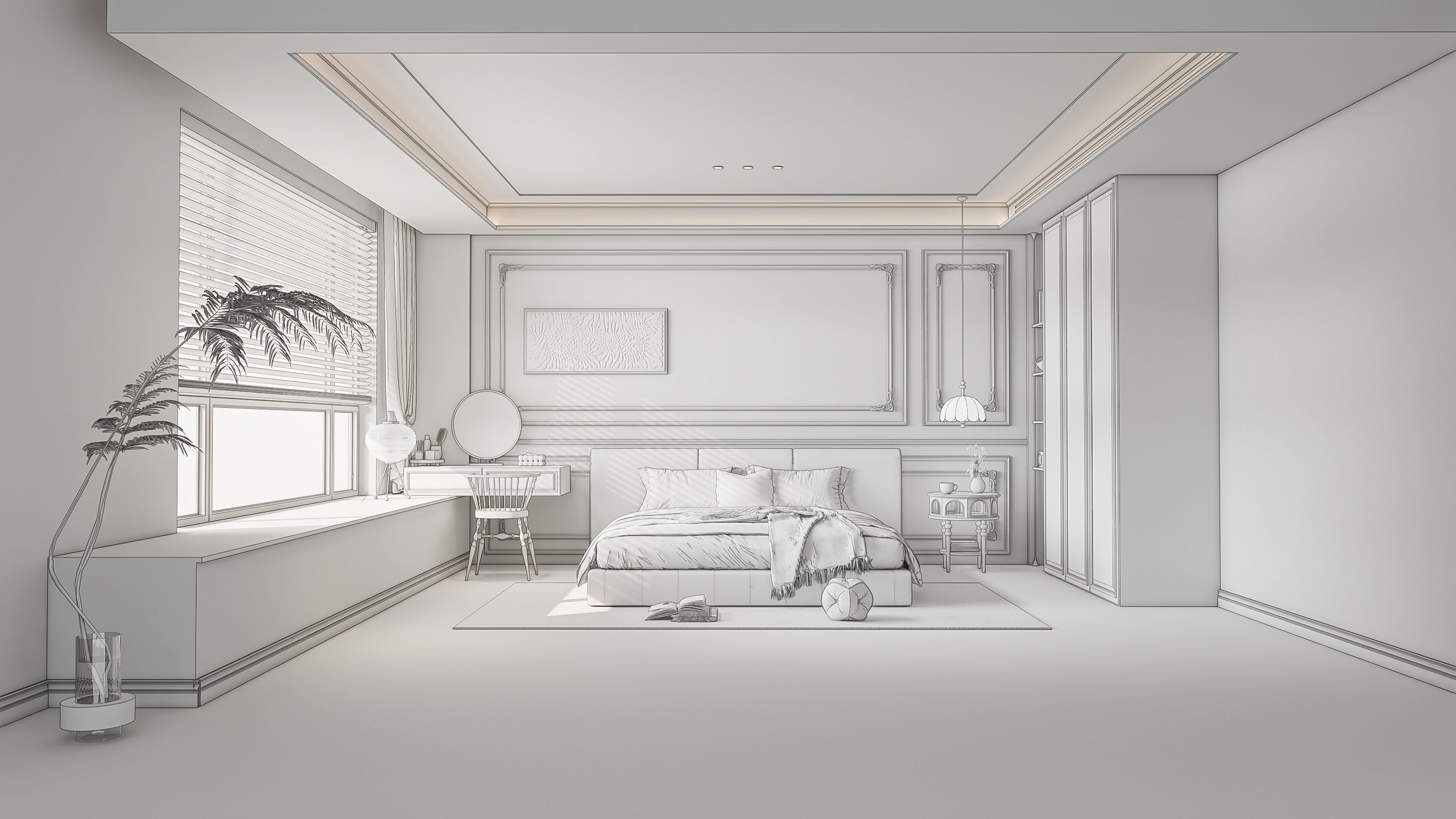 Bedroom 20 3D model_9